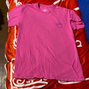 pink guy harvey t-shirt, fits comfortably